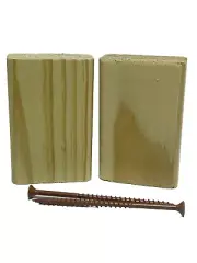 Wood Blocks 2" X 3" Deck Railing Support Crush Blocks 2 Pack (2 In. X 3 In.)