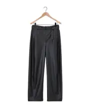 Lemaire Curved Leg Leather Pants XXS,S,XL,XS,L,M espresso