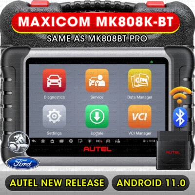 2025 Autel MaxiCOM MK808K-BT Car Diagnostic Scanner Scan Tool PK MK808BT PRO