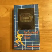 Professional Quartz Timer 1/100th Of A Second Stopwatch Black NIB