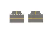 Easy Streets N - Medium Asphalt-Single Intersection