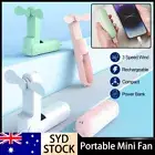 1/2PCS Portable Handheld Mini Fan, USB-C Hand Fan, Portable USB Rechargeable Fan
