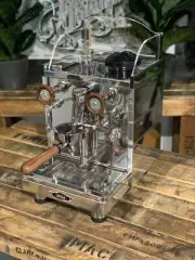 WEGA MININOVA CLASSIC 1 GROUP BRAND NEW STAINLESS TIMBER ESPRESSO COFFEE MACHINE