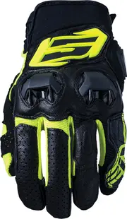 Five SF3, gloves , color: Black/Neon-Yellow , size: S