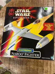 Naboo fighter Star Wars Episode 1 Electronic(1998) Hasbro Toy New In Open Box