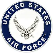 PinMart's Officially Licensed U.S. Air Force 3D Challenge Coin, Metal, no gemstone