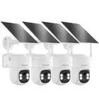 Solar Security Cameras Wireless Outdoor 4 Pack, 3MP Security Cameras Wireless...