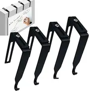 Door Hanger Hook - 4pcs Adjustable Cubicle Hangers, Over The Door Hook | Adjustable Compartment Cubicle Door Hangers, Over Door Drying Laundry Rack Hooks for Hanging Clothes, Coats, Towels