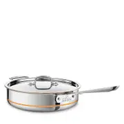 All Clad Copper Core 3 Quart Covered Saute Pan