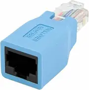 StarTech.com Rollover Cisco Console Rollover Adapter for RJ45 Ethernet Cable M/F, Blue