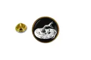 pins pin's badge metal lapel hat button snake ref2