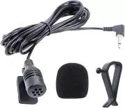 3.5Mm Microphone Mic HD Voice Assembly for Car Vehicle Head Unit Bluetooth Enabl