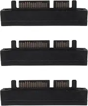 3X Right Angled 90 Degree SFF-8482 SAS 22 Pin to 7 Pin + 15 Pin SATA Hard Disk Drive Adapter