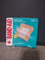 Band-Aid Brand Skin-Flex Adhesive Bandages, Large, 6 Count