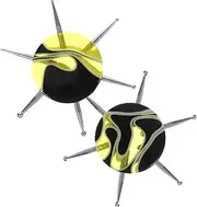 CANIGHT 2pcs Multi Needle Dotting Pens for Nail Art Pottery Clay Precision Dotting Tool for Sculpting Shaping and Carving Lightweight Durable Manicure Supplies for DIY Crafts