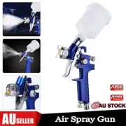 Mini Air Spray Gun HVLP Paint Gravity Feed Kit 0.8MM Nozzle Pressure Painting AU