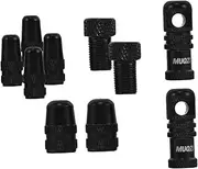 TOGEVAL 1 Set Bicycle Valve Stem Caps Aluminum Alloy Adapters for French to American Valve Lightweight and Durable Tire Nozzle Caps for Enhanced Debris Protection