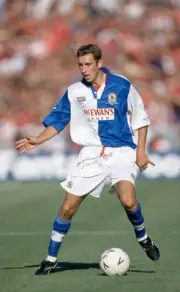 Jason Wilcox of Blackburn Rovers at the FA Charity Shield between - Old Photo