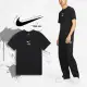 Nike 短袖上衣 NSW Tee 男款 黑 白 短T 大Logo DZ2882-010