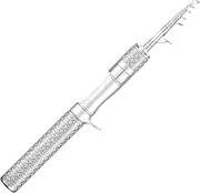 Ultra-Light Fishing Pole | Telescopic Lure Fishing Rod | Fishing Supplies Small Extendable Fishing Rod for Saltwater and Freshwater