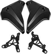 Battery Cover Fit For Tracer 9 GT 2025 Tracer 9 GT 2024 Side Frame Panel Guard Front Infill Side Panels Covers Fairing Cowl Plate Cover Battery Terminal Cover(Black)