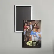 Pig Sty Mini TV Show Poster Fridge Locker Magnet