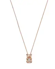 Bloomingdale's Fine Collection Diamond Gummy Bear Pendant Necklace in 14K Rose Gold, 17
