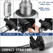 Electric Jackhammer with 0.03m Tamper Shank and 0.15m Compactor Plate, 11kg