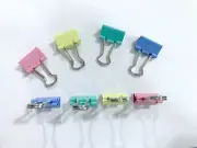 8PCS - Mini 15mm Cute Colorful Foldback Clips - DELI