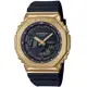 【CASIO 卡西歐】 G-SHOCK 黑金時尚 高調奢華 金屬錶殼 八角形錶殼 GM-2100G-1A9_44.4mm