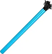 X AUTOHAUX Bike Seat Posts Adjustable Angle Bike Saddle Post Seat Tube Blue 1 Pc 28.6x450mm Aluminum Alloy