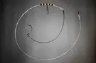 4Ft Surf Fishing Leaders, 10/0 Inline Wide Gap Circle Hooks, Handmade, 3 PACK