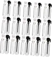 VICASKY 90Pcs Glass Dropper Bottles Transparent Essential Oil Dispenser for Custom Blends Leak Aromatherapy Container for Travel and Sharing