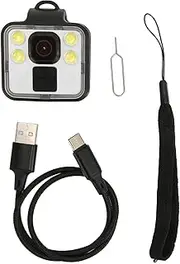 Mini HD Night Vision Camera IP65 Waterproof 4 High Power White Light 1080P 3 in 1 Small Video Camera for Outdoor
