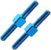 Oshhni 2Pcs RC Car Turnbuckle Shaft Aluminum Alloy Sturdy,Spare Parts,Upgrade RC Accessories Replacement for 54248 Hobby Model Car