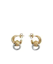 Bottega Veneta Knot Earrings One size Silver/Gold