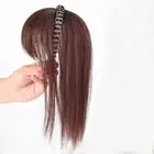 Synthetic Headband Wig Straight Hairpiece Hair Hoop Bangs All-in- Hairpin