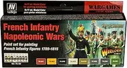 Vallejo 70164 Model Colour Wargames French Infantry Napoleonic Wars 8 Colour Acrylic Paint Set
