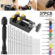 37pcs Tiny Micro Twist Drill Bits Set 0.3-1.2mm Hand DIY Model Craft Tool Bitદ