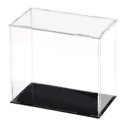 Acrylic Clear Display Case Box Dustproof Showcase Cube Collectibles 20x10x20cm