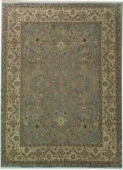 9x12' Greyish Blue Fine Quality Rug 20534