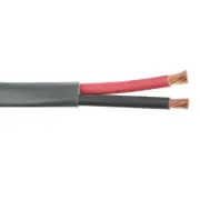 500' 12/2 Unshielded CL3R Rated Security Alarm Cable PVC Jacket Gray 300V