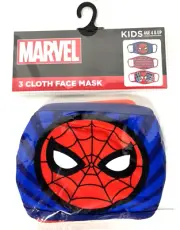 MARVEL SPIDER-MAN REUSABLE KIDS FACE MASKS Pack Of 3 MASKS