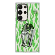 Galaxy S23 Ultra Clear Case Tyson Yoshi - Coffin in Green