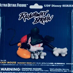 𝗠𝗘𝗗𝗜𝗖𝗢𝗠 𝗧𝗢𝗬 𝗨𝗗𝗙 𝗗𝗶𝘀𝗻𝗲𝘆 𝗥𝗨𝗡𝗔𝗪𝗔𝗬 𝗕𝗥𝗔𝗜𝗡 𝗠𝗜𝗖𝗞𝗘𝗬 迪士尼瘋狂米奇 米老鼠 吊卡玩具