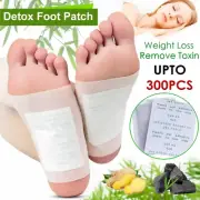 Detox Foot Patches Pads Natural plant Ginger Extra Toxin Removal Sticky Adhesive