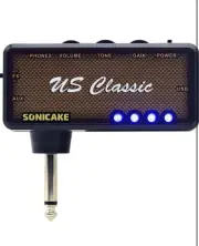 Guitar Headphone Amp Mini Guitar Headphone Amplifier US Classic Rechargeable ...
