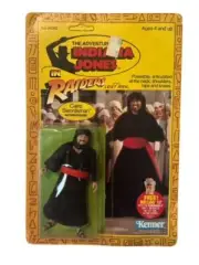 Indiana Jones Kenner vtg Action Figure 1982 Cairo Swordsman MOC UNPUNCHED BMC1