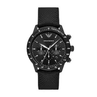 在飛比找PChome24h購物優惠-EMPORIO ARMANI MARIO系列經典設計帆布錶帶
