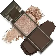 Boobeen Smoky Eyeshadow Palette, Matte Shimmer Eye shadow Palette, Highly Pigmented Natural Cool Shades, Smoky Eye Makeup for Halloween Christmas Party